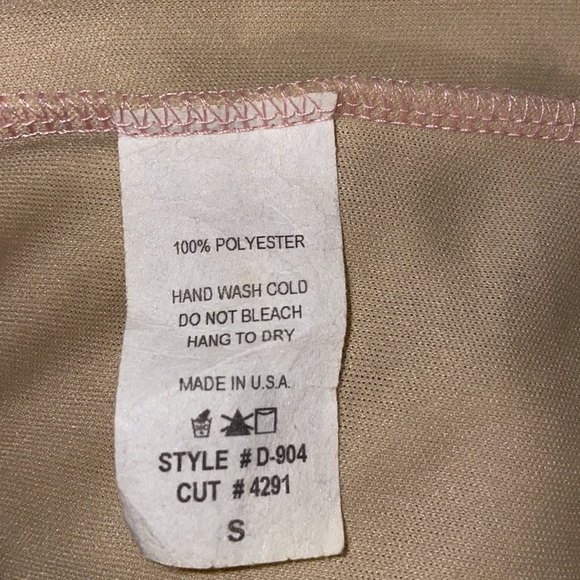 Forever 21 pink and tan paisley lace knee length dress. Small - Picture 5 of 6